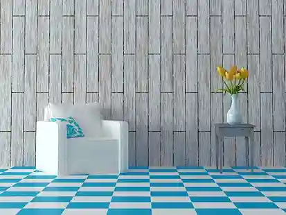 ورق جدران أنيق وعصري لغرفة معيشة وصالون بالرياض